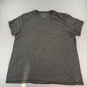 American Eagle Legend‎ T Shirt Mens XXL Gray Heathered V Neck Tee